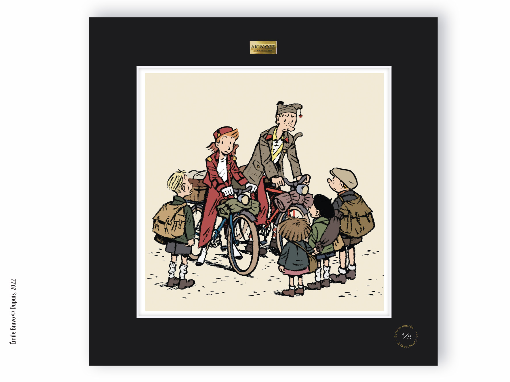 TIRAGE DE COLLECTION SPIROU ET FANTASIO - LES ENFANTS