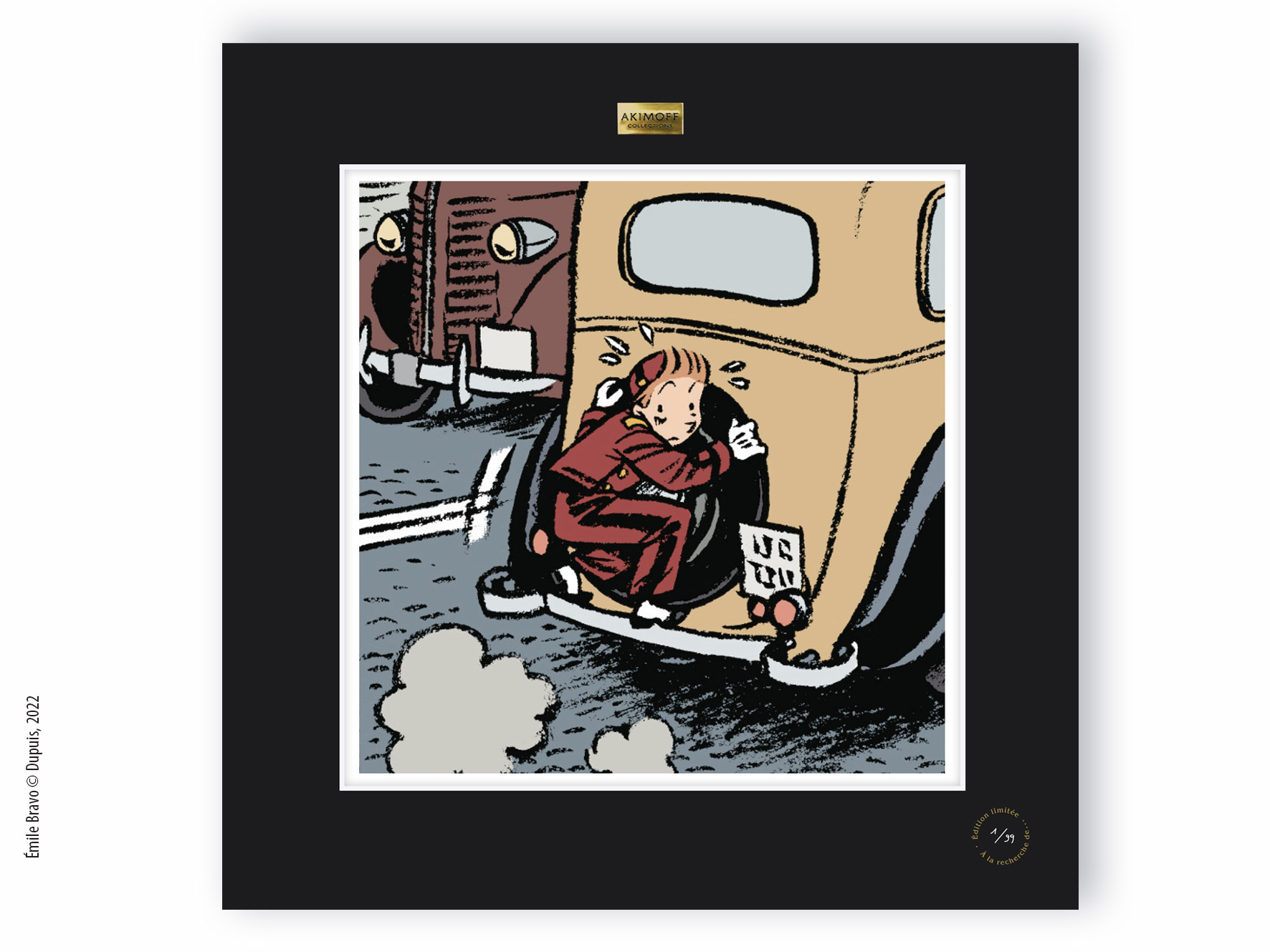 TIRAGE DE COLLECTION SPIROU - EN FUITE