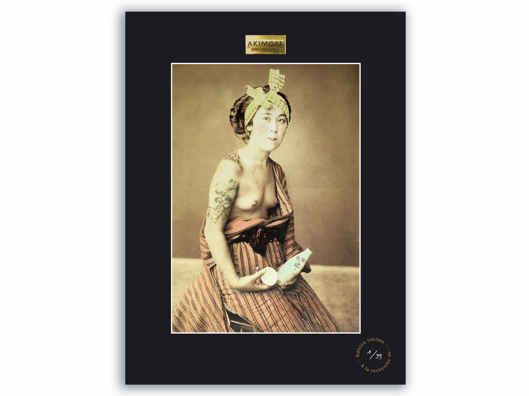 TIRAGE DE COLLECTION SUBLIM - JEUNE FEMME DNUDE