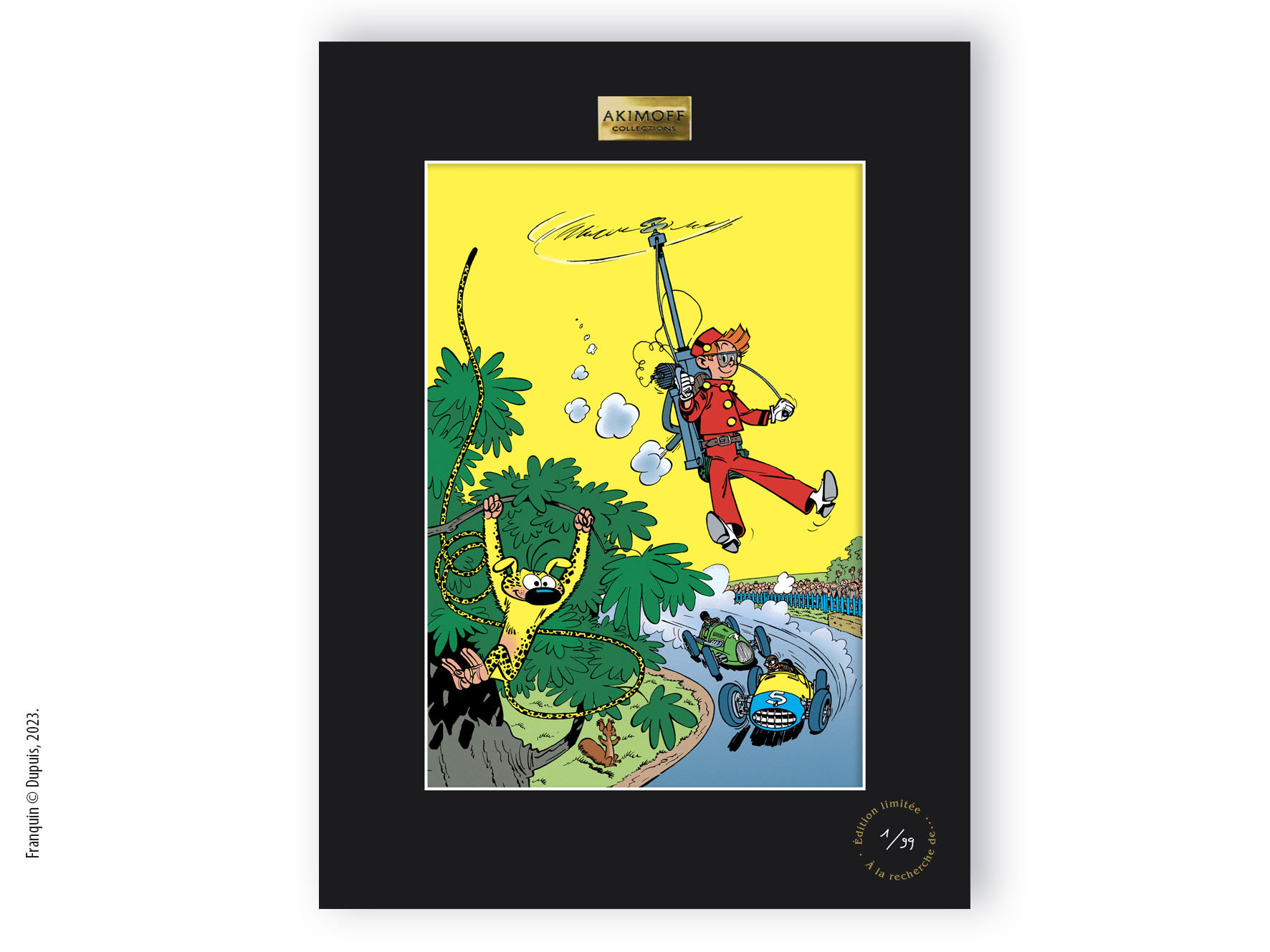 TIRAGE DE COLLECTION SPIROU ET FANTASIO - SPIROU ET LES HRITIERS