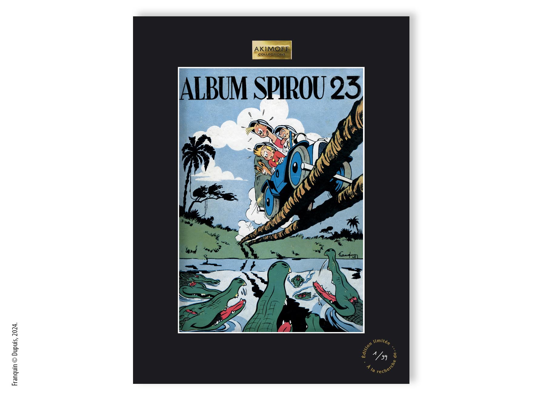 TIRAGE DE COLLECTION FRANQUIN AU JOURNAL SPIROU - CROCODILES