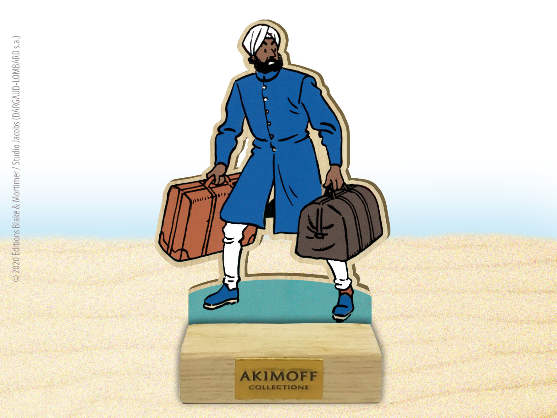 FIGURINE DE COLLECTION EN BOIS N°3 - AHMED NASIR