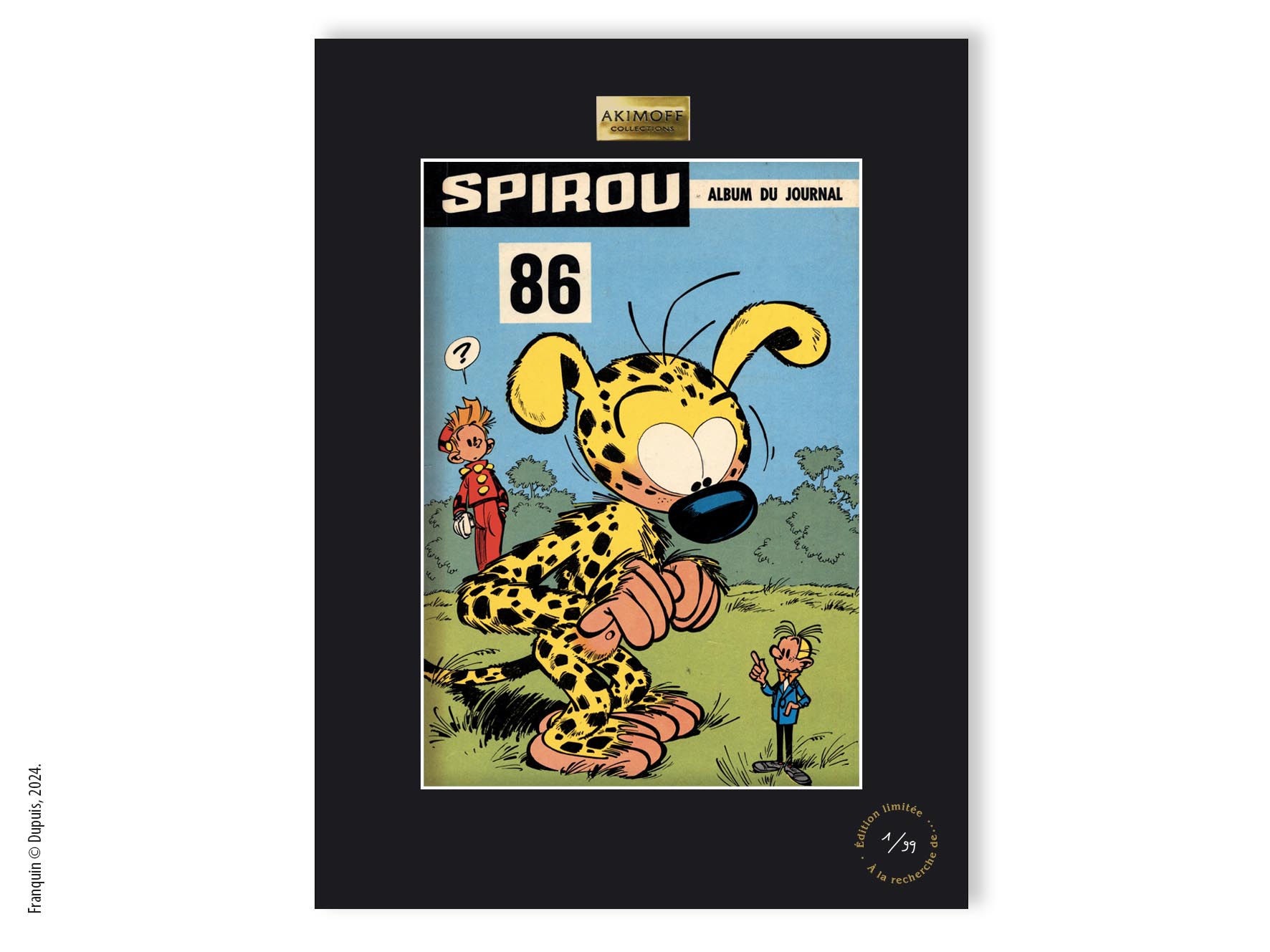 TIRAGE DE COLLECTION FRANQUIN AU JOURNAL SPIROU - MARSUPILAMI GÉANT