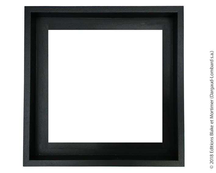 CADRE CAISSE US 25x25cm • NOIR 