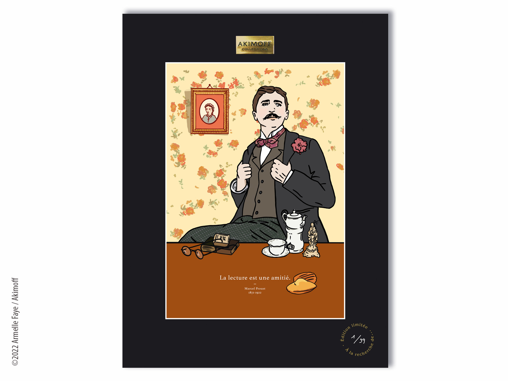 TIRAGE DE COLLECTION - MARCEL PROUST - PORTRAIT