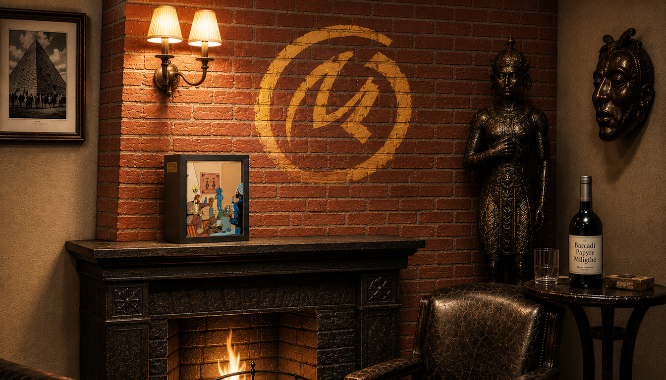 vitrine d'art - Blake et Mortimer - le myst�re de la grande pyramide