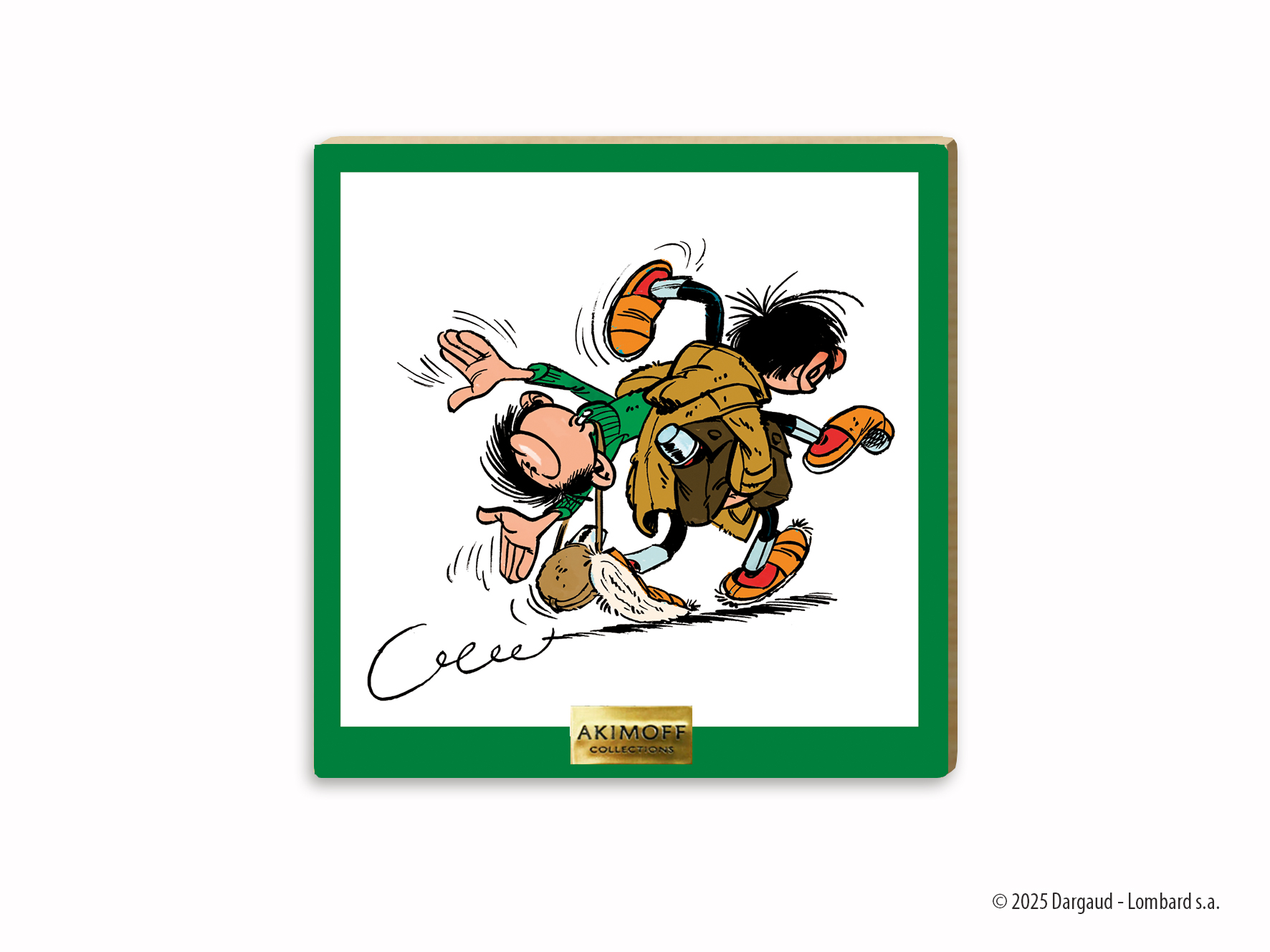 TABLEAU DE COLLECTION EN BOIS GASTON