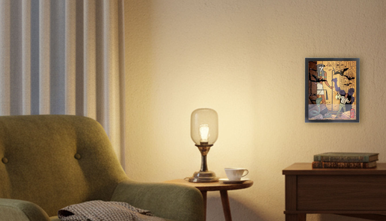 vitrine d'art - Blake et Mortimer - le mystre de la grande pyramide