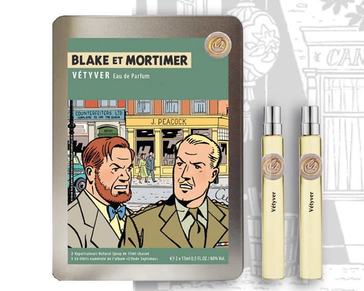 coffret de parfum Blake et Mortimer