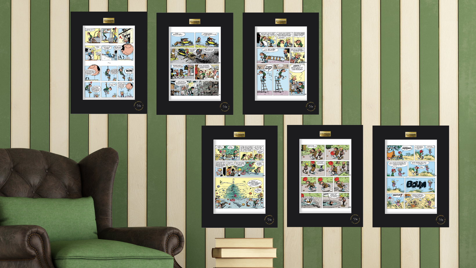 Gaston lagaffe tirages de collection 