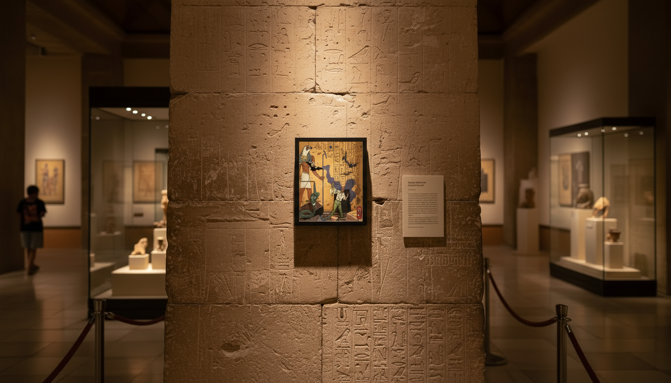 vitrine d'art - Blake et Mortimer - le mystre de la grande pyramide