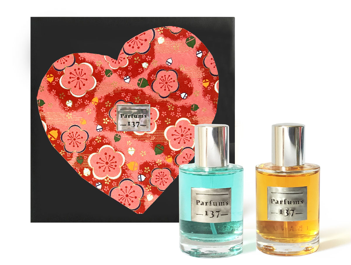 Coffret Amour 2 eaux de parfum Spearmint et Olibanum