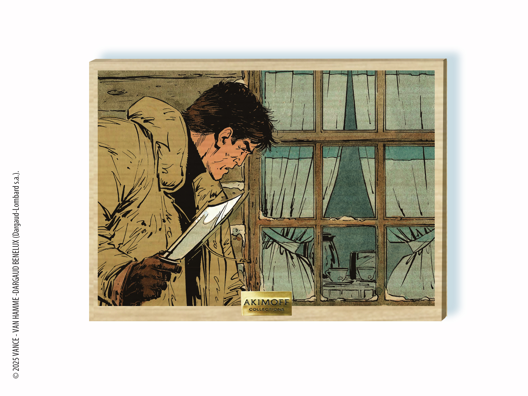 TABLEAU DE COLLECTION EN BOIS XIII - LE FUGITIF