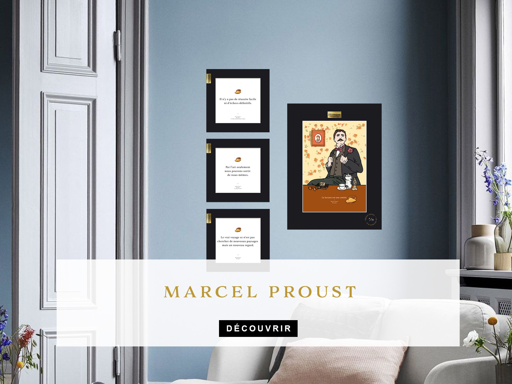 Tableau et citation Marcel Proust