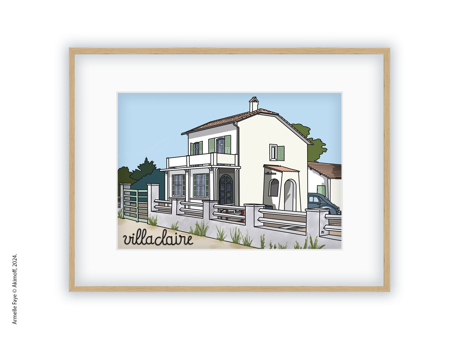 encadrement 30x40 aluminium chne