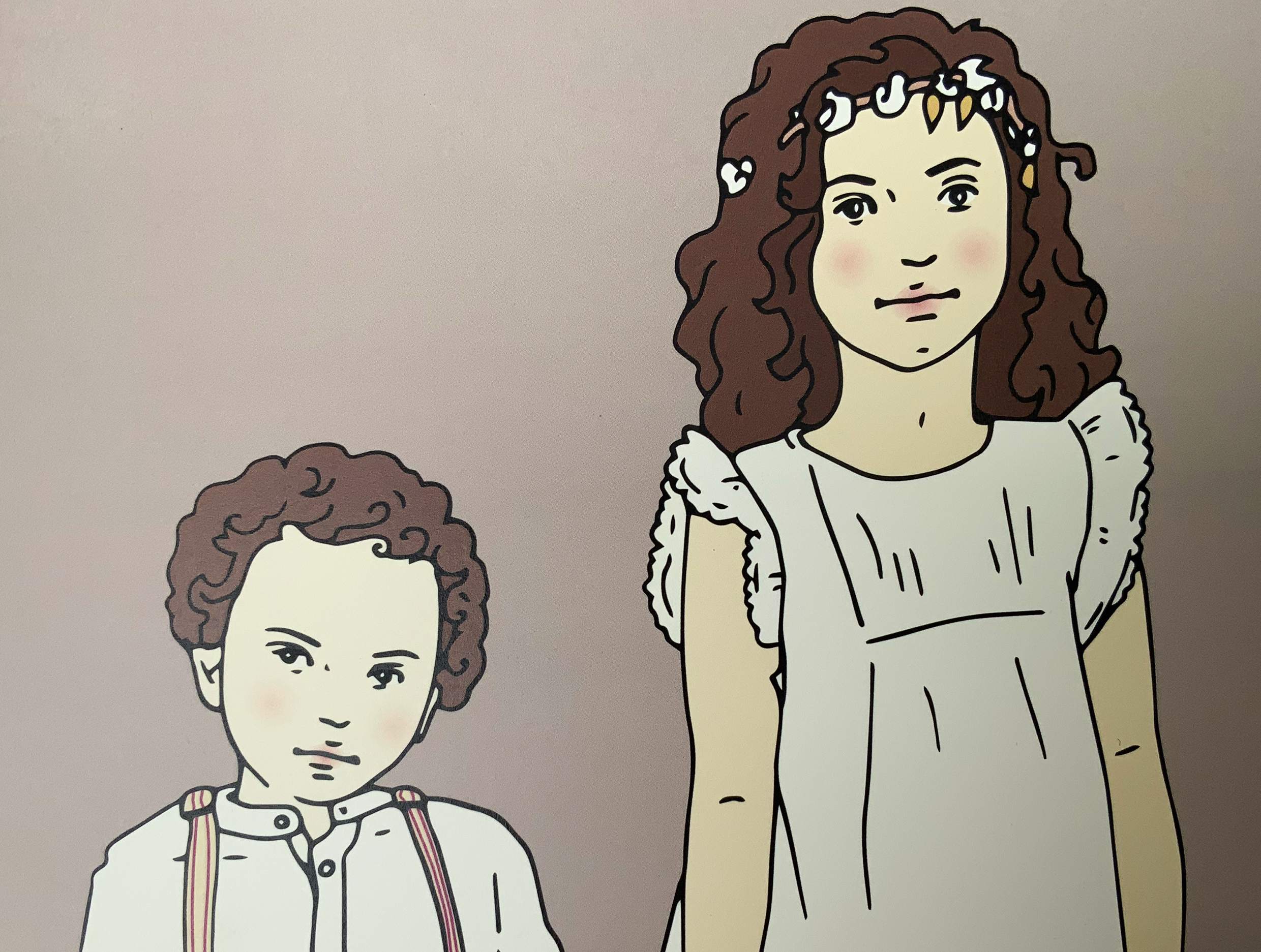 Illustration portrait d’enfants